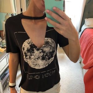 Moon Child Keyhole T-shirt